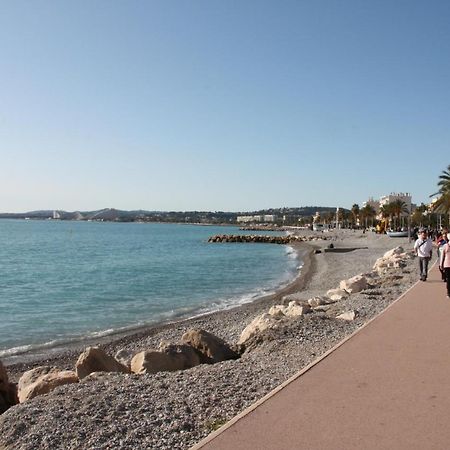 Studio F1 Vue Mer A 30M Des Plages Cagnes-sur-Mer Bagian luar foto